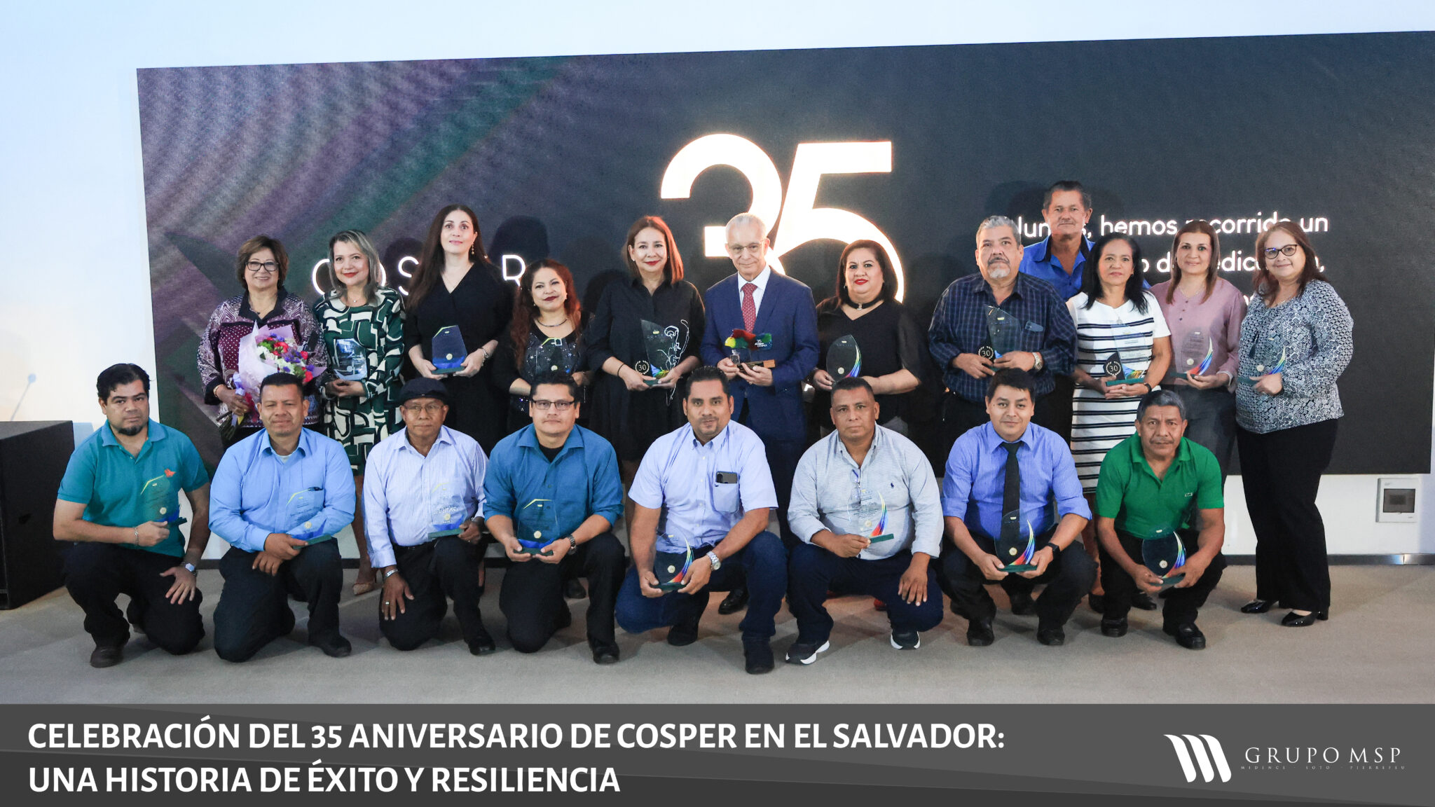 Cosper celebra 35 Años de éxito en El Salvador